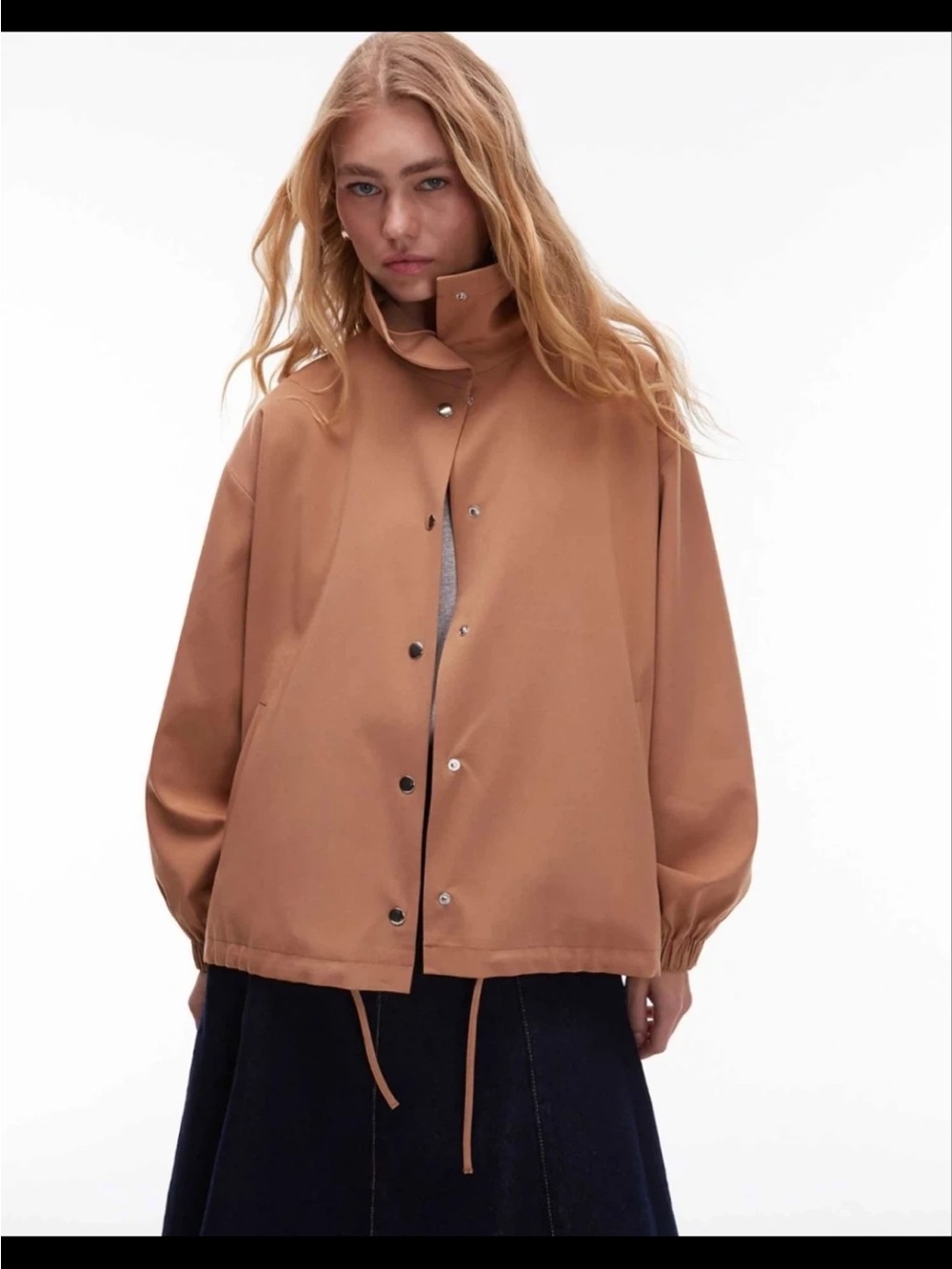 ASOS Utility Jacket in Camel Brown